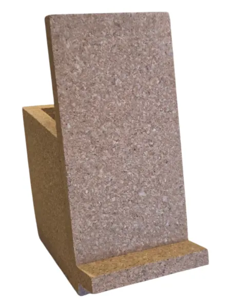 brown phone stand made, eco friendly