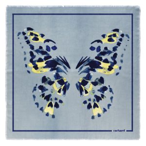 Madeleine Light Blue Light-Wool Scarves