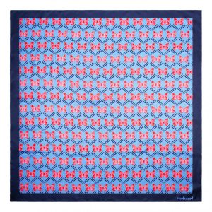 Vegan Pontia Bright Blue Scarves