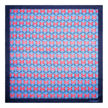 Vegan Pontia Bright Blue Scarves