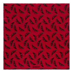 Victoire Cherry Silk Scarves