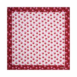 Floral Hortense Bright Red Scarves