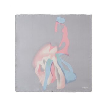 Cacharel Demoiselle Gris Silk Scarves