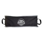 Black zippered bag with Pinnacle logo, two side handles, and gray trim.