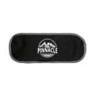 Black eye mask with Pinnacle Hiking & Climbing logo and mountain graphic.