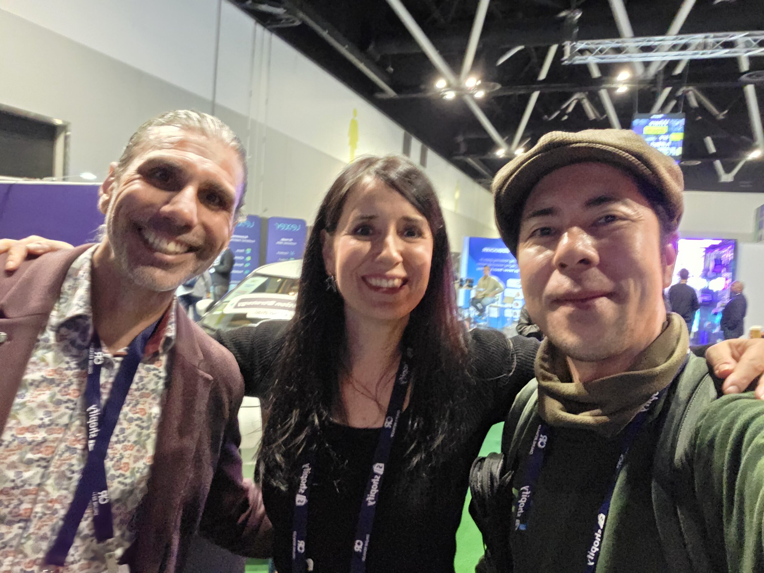 Three people at the 2025 Online Retailer Conference Sydney, smiling and posing for a selfie.