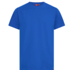 Redland Cotton Tee in plain blue, short sleeves, shown on a white background.