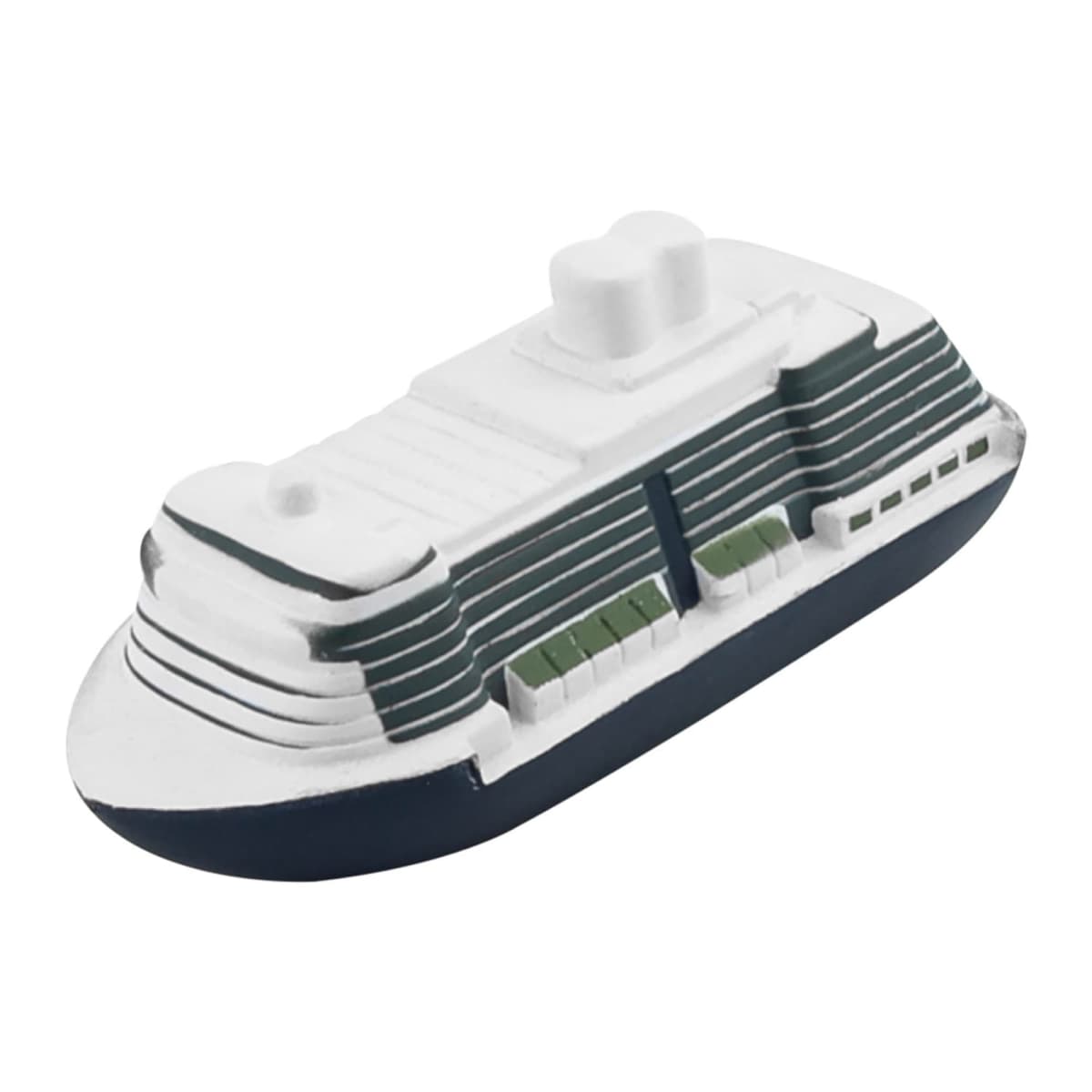 Custom Stress Cruise Ship in white, green, and black colors.