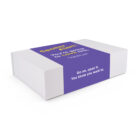 White box with a purple sleeve: The Classic Pairing awaits inside.