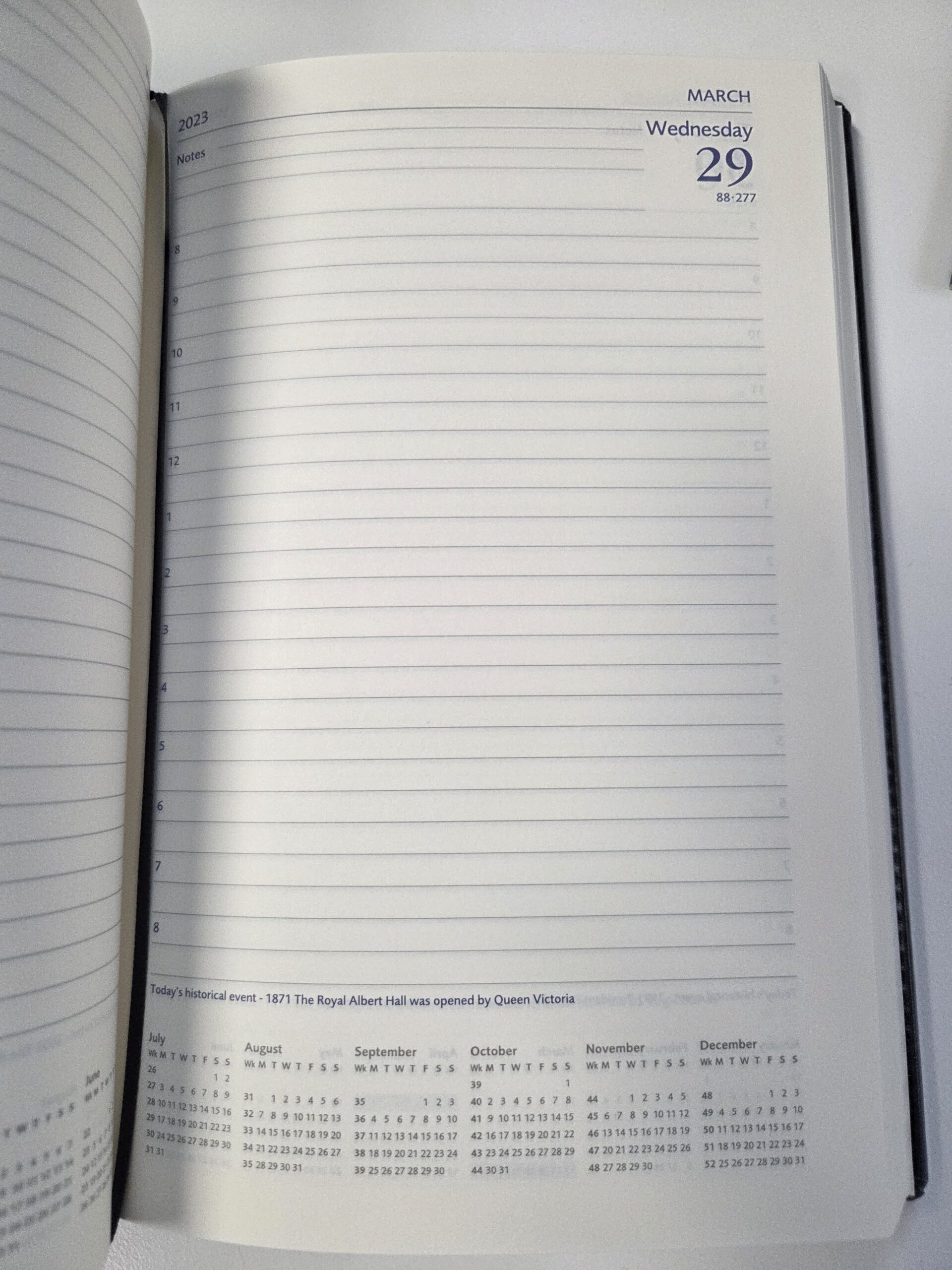 A blank diary page for March 29, 2023, plus a buying guide for diaries at the bottom.