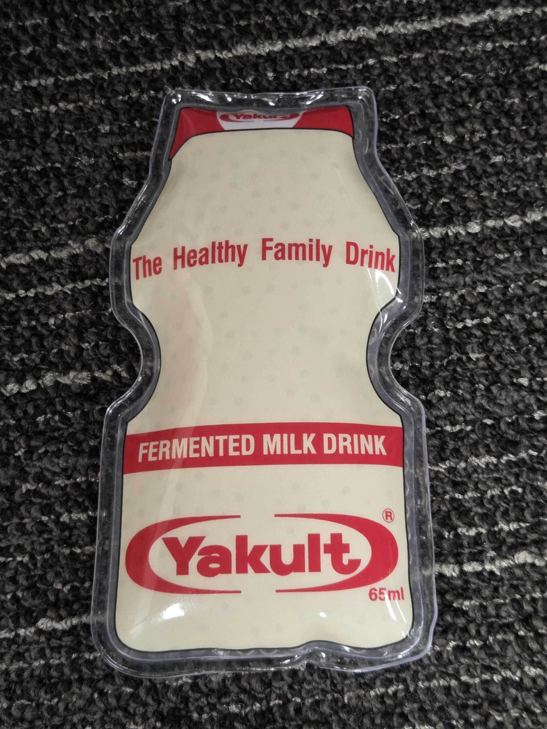 heat pack shaped as a yakult