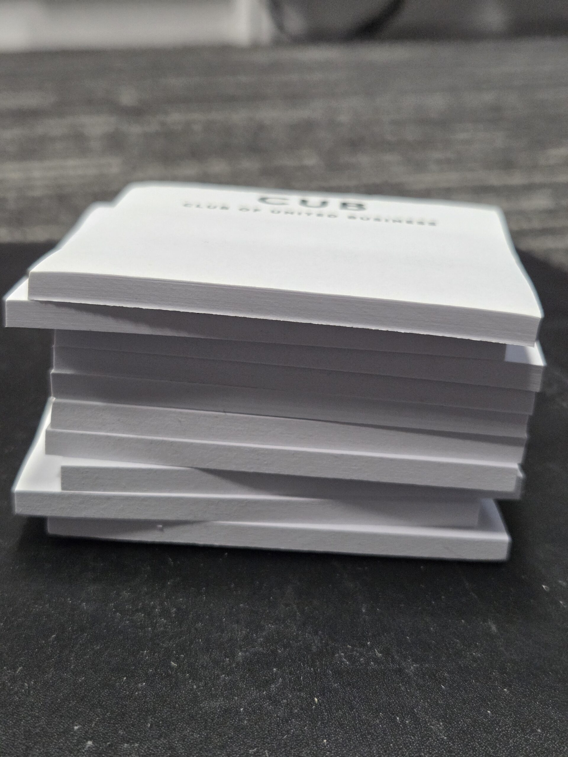 pile of white sticky notes