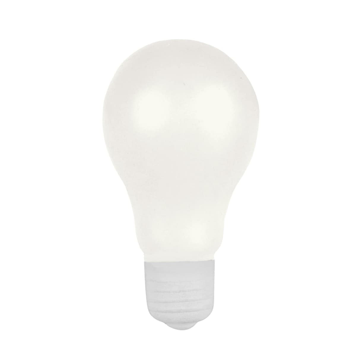 The Stress Ball Light Bulb - rush offers calm amidst life's chaos on a white background.