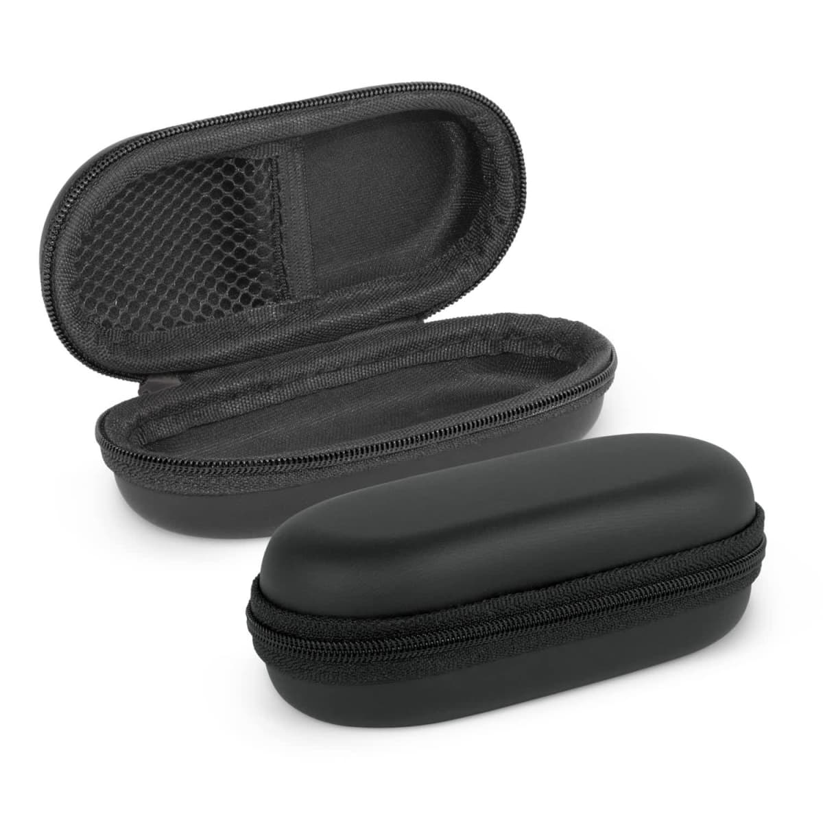 A black case for glasses.