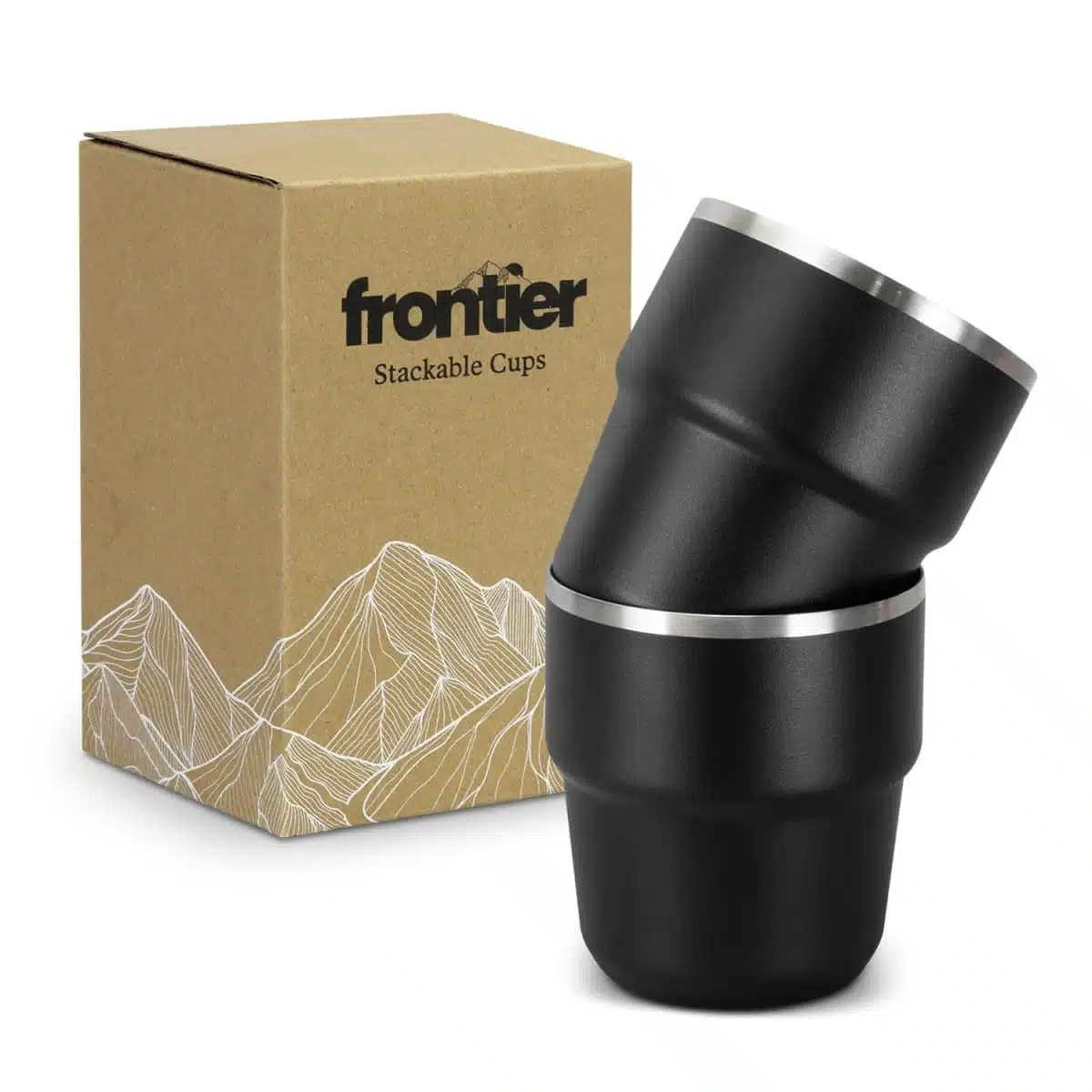 300ml Stackable Stainless Cups