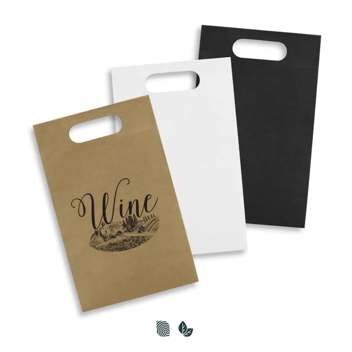 180 gsm Paper Wine Bags