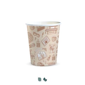 Eco Paper Coffee Cups – 230ml