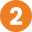 White number 2 inside an orange circle, perfect for highlighting online merch options.