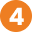 Orange circle with a white number 4, often used in online merch designs.