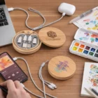 Uncover Cable Kits keep art supplies, phone, and laptop organized on your desk.