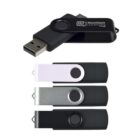 Four USB flash drives in different colors, one with NextGen Learning logo visible.