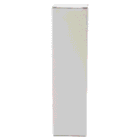 Tall, plain white cardboard box standing upright against a white background.