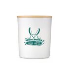 White container with a wooden lid and a bunny graphic that says for some bunny egg-stra special.