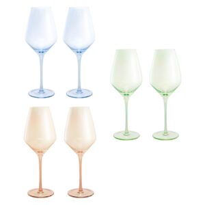 Colourful Wine Glass Set