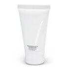 White tube of sunscreen lotion with minimal text label on a plain white background.