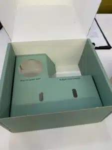 green gift box inserts
