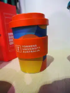 reusable cup with logo