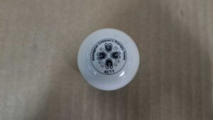 lip balm ball printed with organisation logo