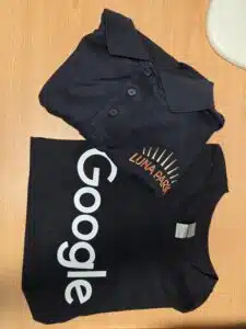custom-printed T-shirt/polo