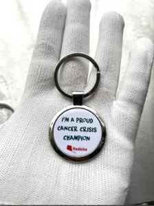 customized keyring with text and logo