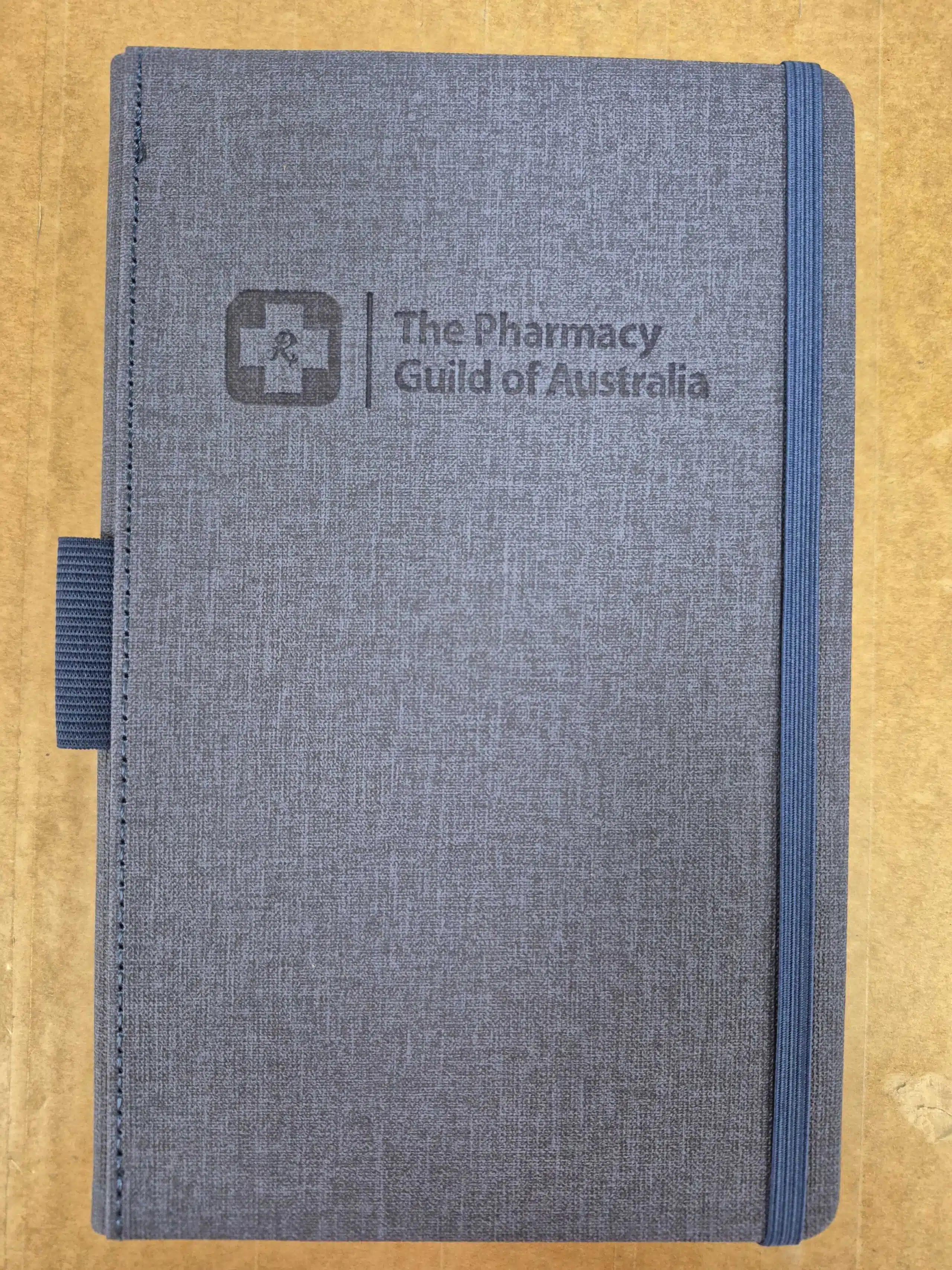 Pharmacy Guild of Australia branded notebook