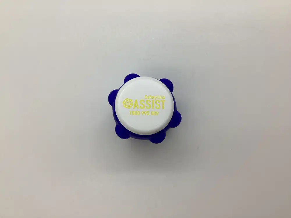 SWEP-branded push-pop fidget toy