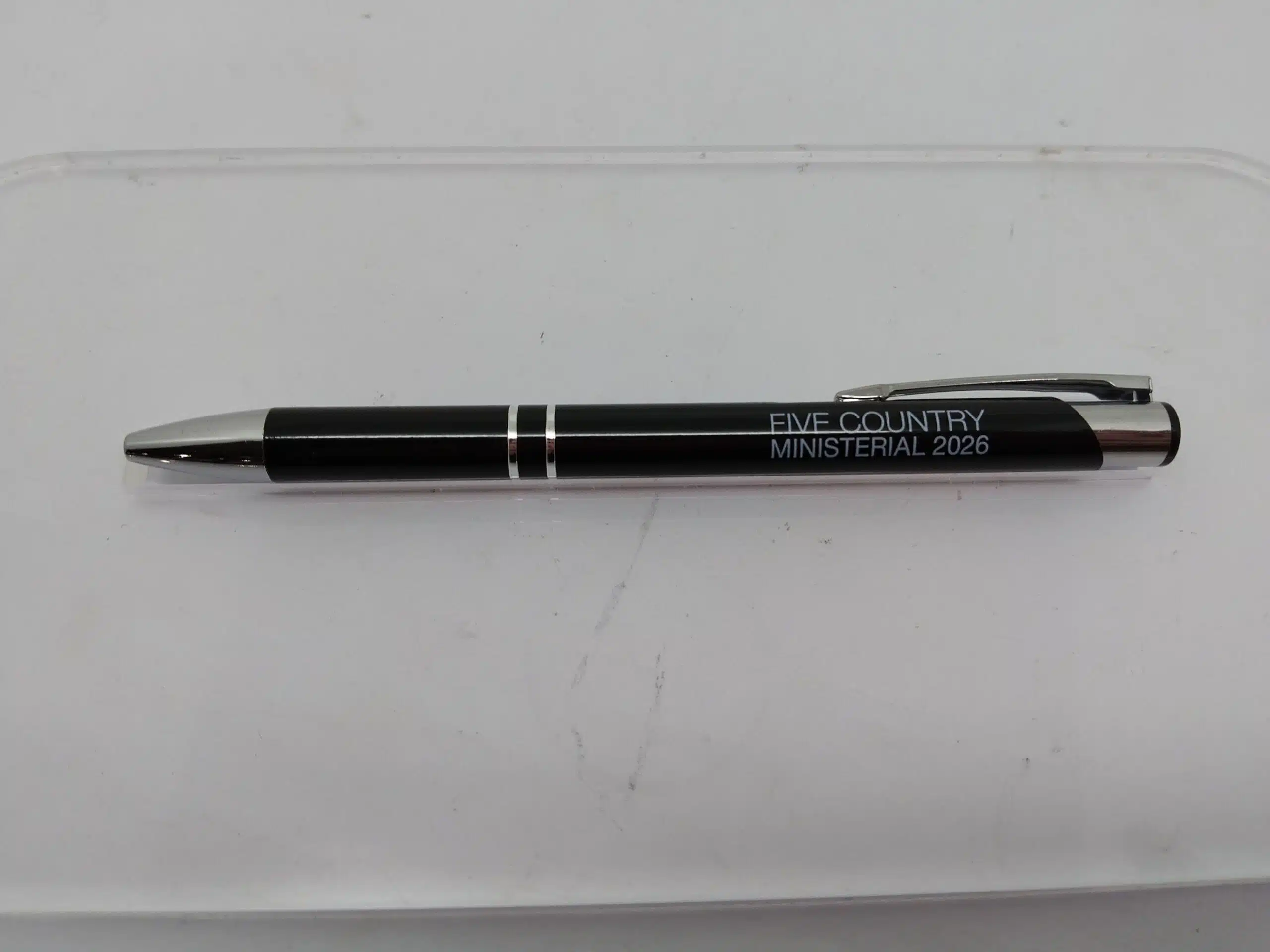 Branded notebooks and pens for the Department of Home Affairs