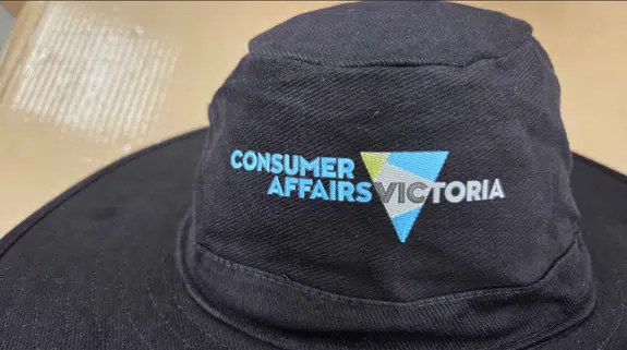 Consumer Affairs Victoria embroidered bucket hat