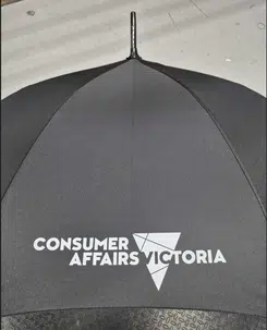 Branded umbrella