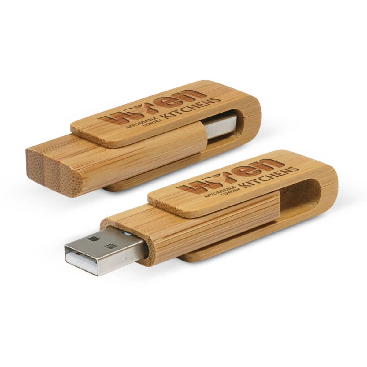 Verdano Bamboo Flash Drives - 4GB