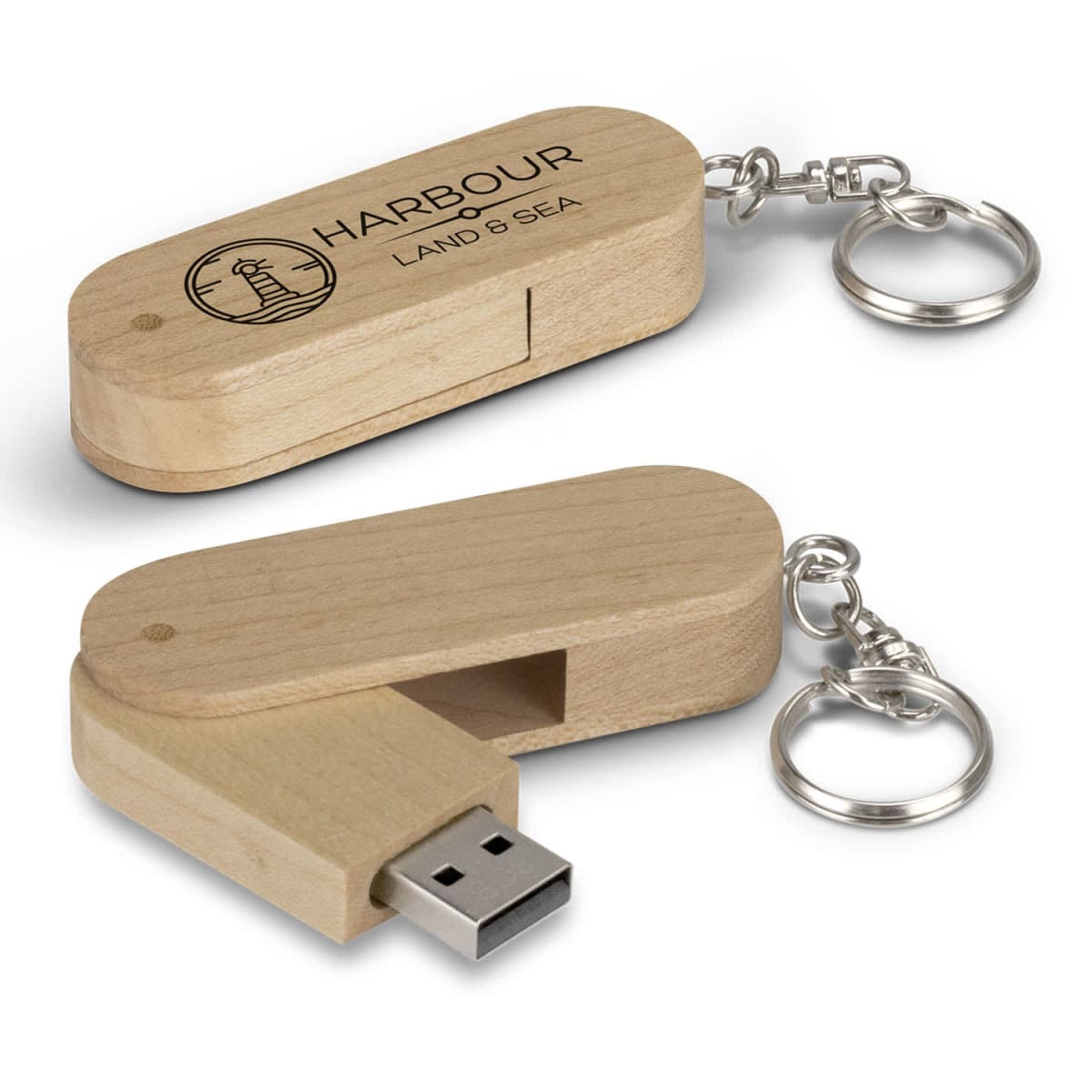Woodra Maple Flash Drives - 8GB