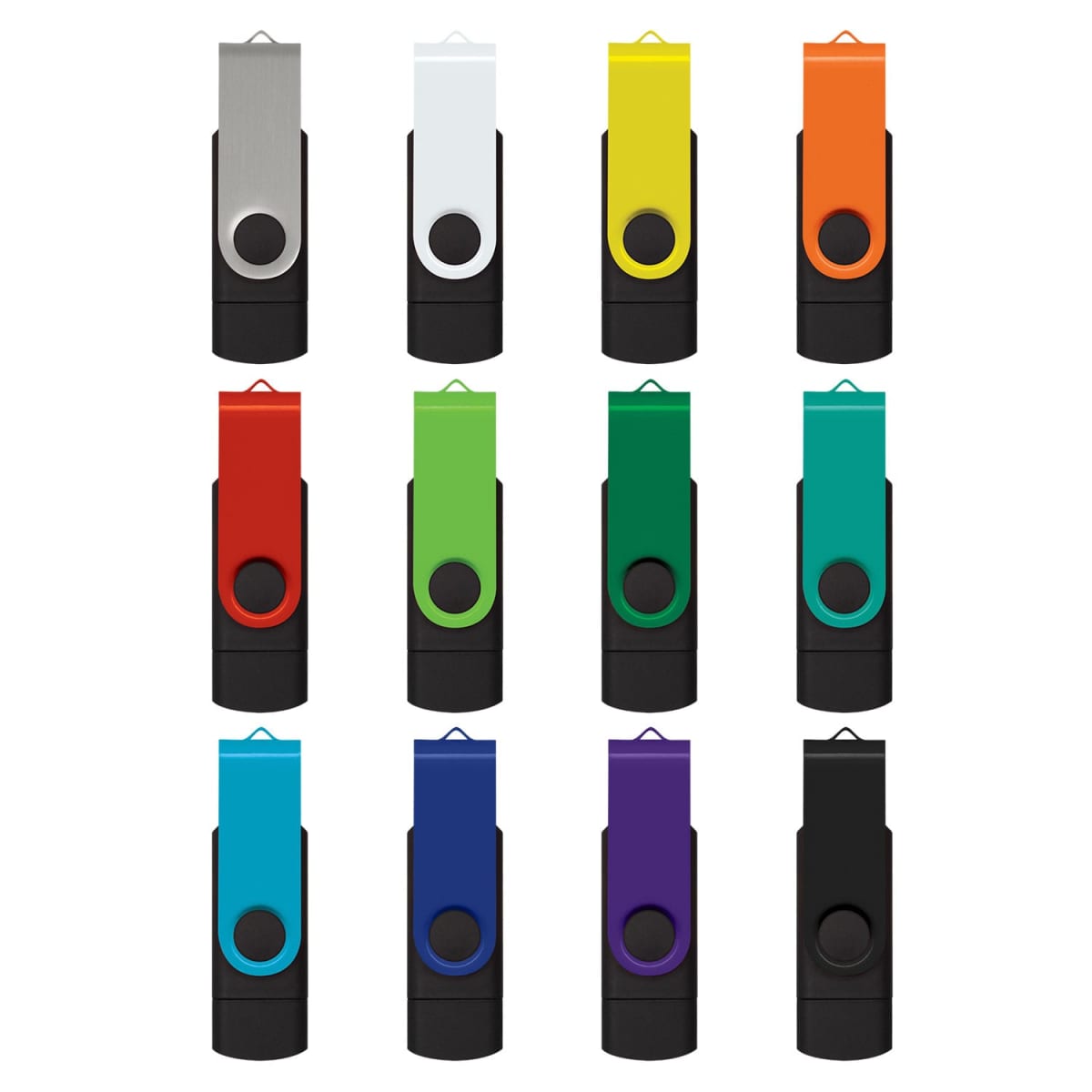 Twistra Dual Flash Drives - 16GB
