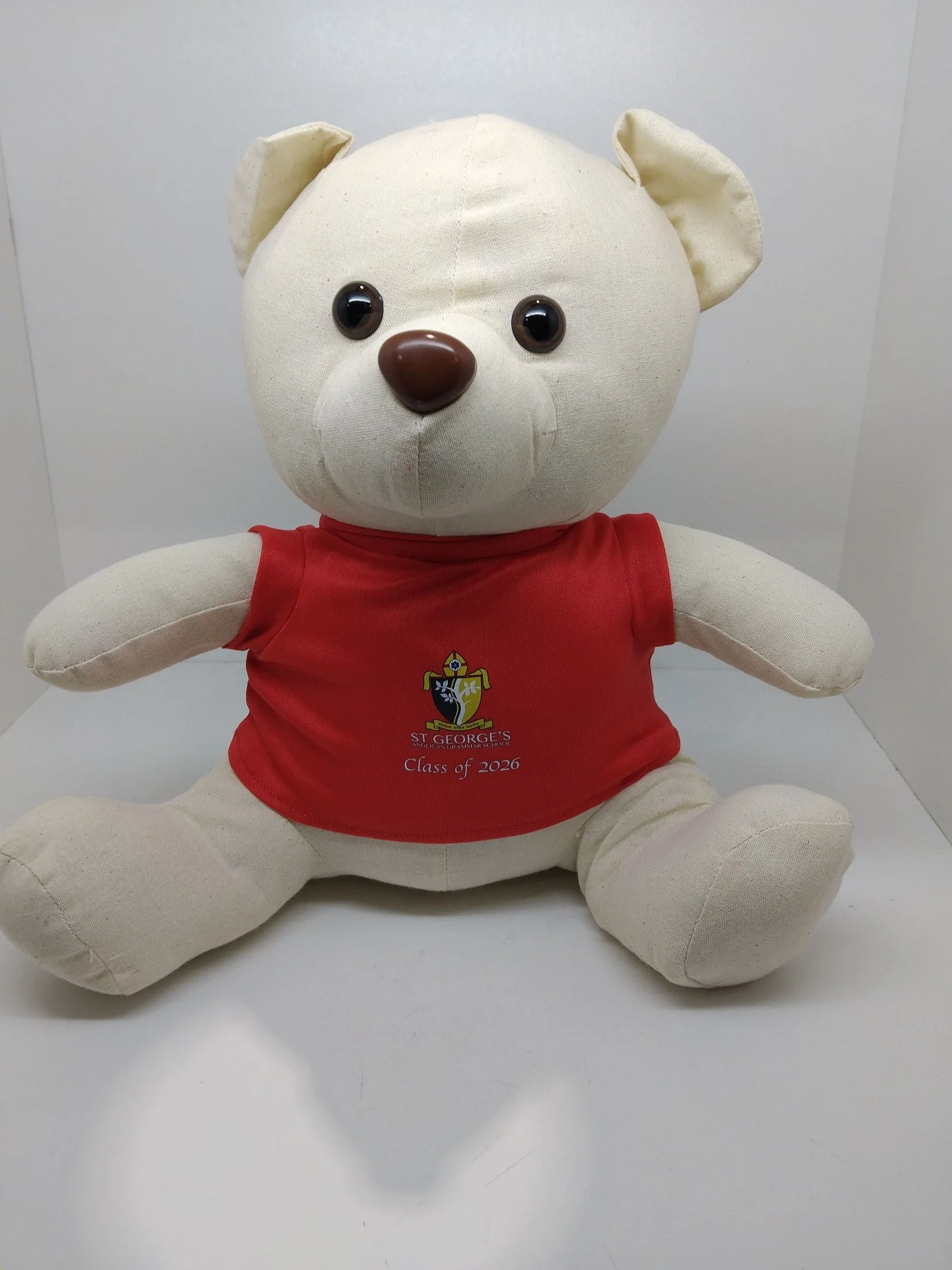 Branded plush bear