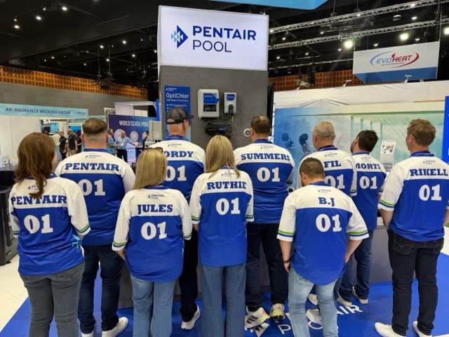 Pentair BlazeMaster branded team polo shirts