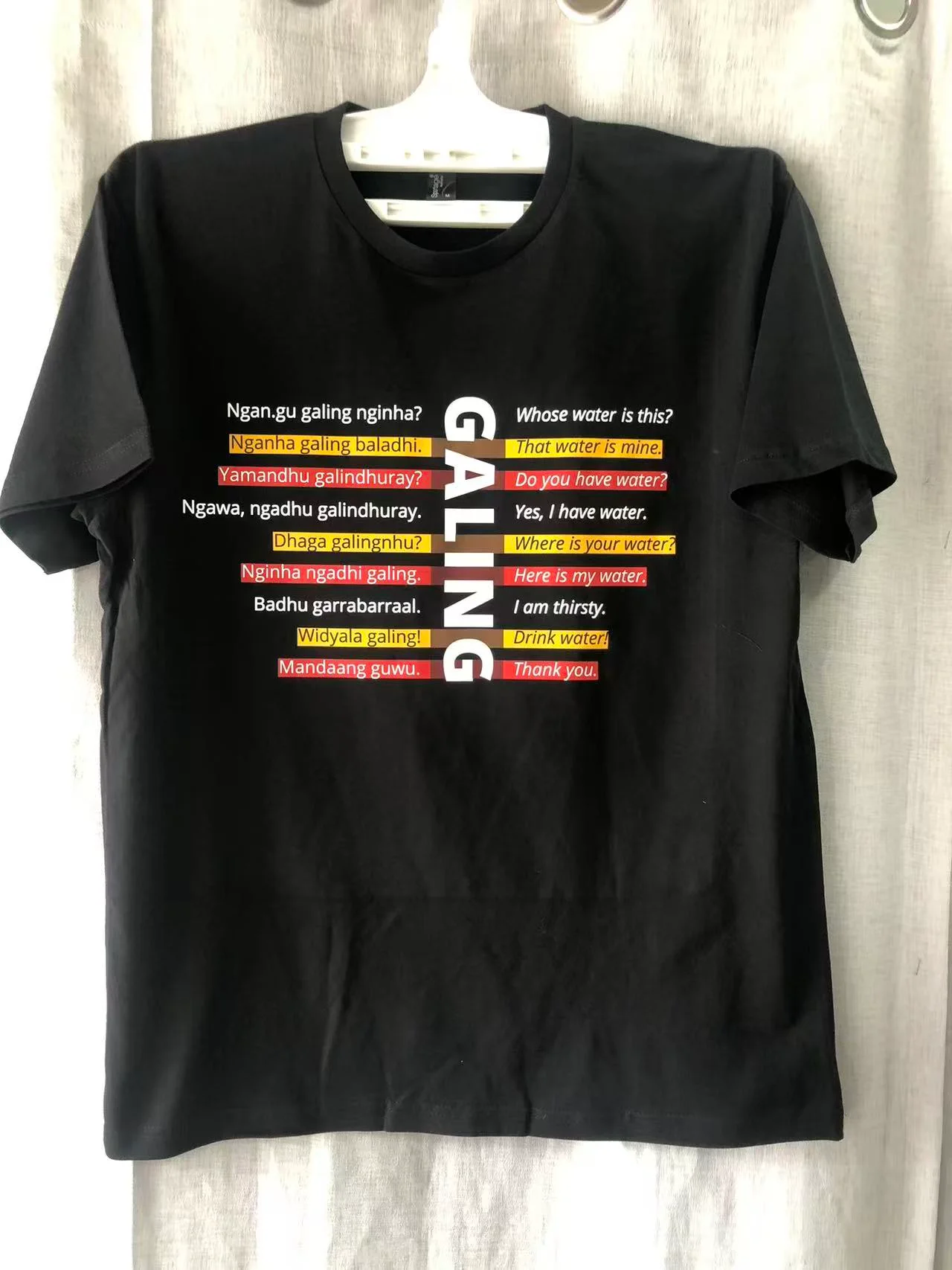 Giilangyaldhaanygalang branded t-shirts