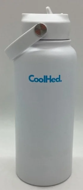 Cool Hed branded metal drink bottles