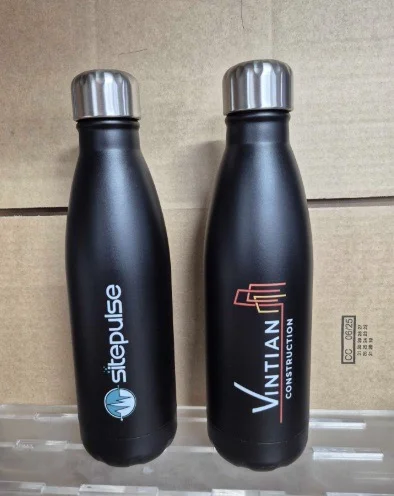 Vintian branded metal water bottles