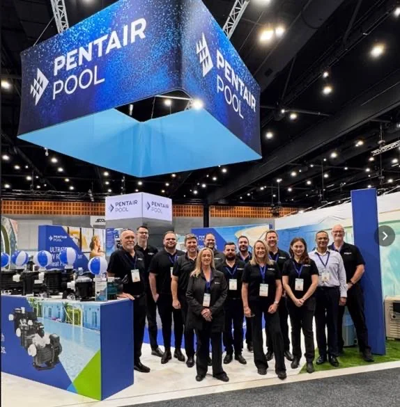 Pentair BlazeMaster team wearing the branded polos