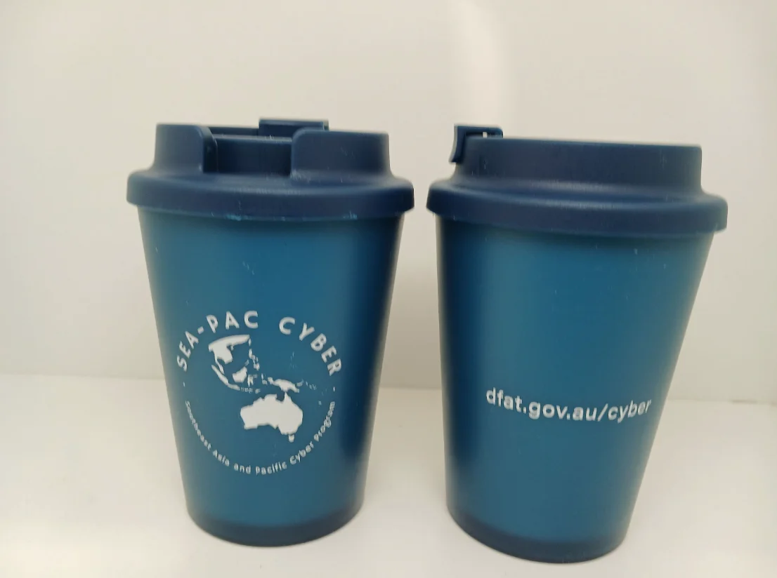 Branded coffee cups