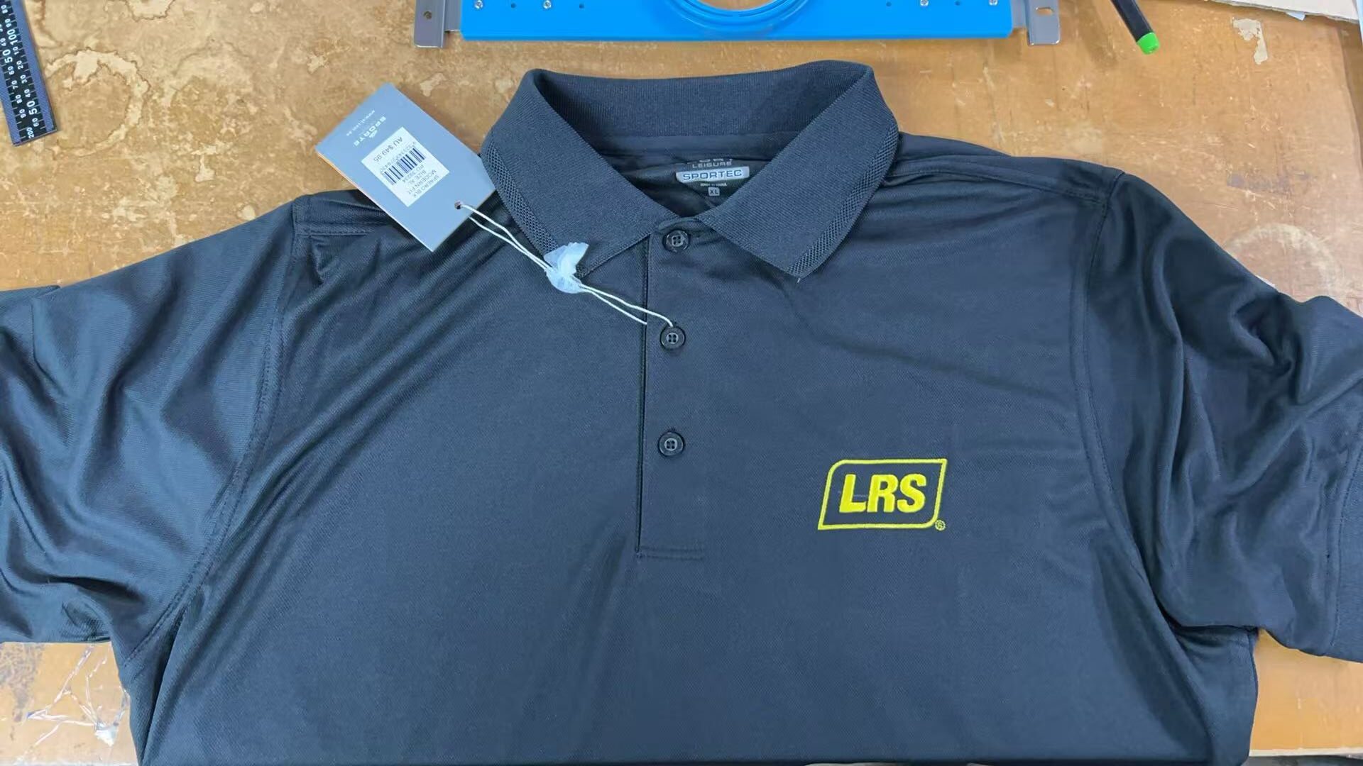 polo shirt with LRS logo